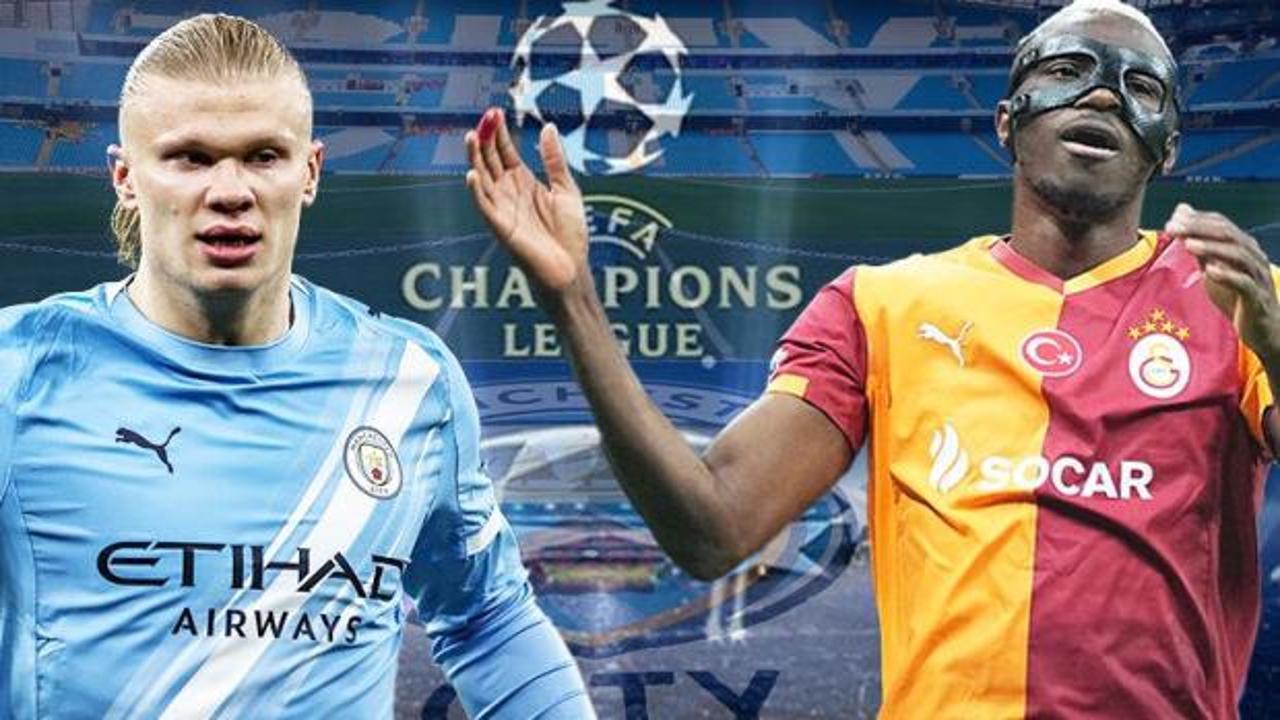 Devler Ligi'nde gözler bu maçın üzerinde! Manchester City-Galatasaray! Muhtemel 11'ler