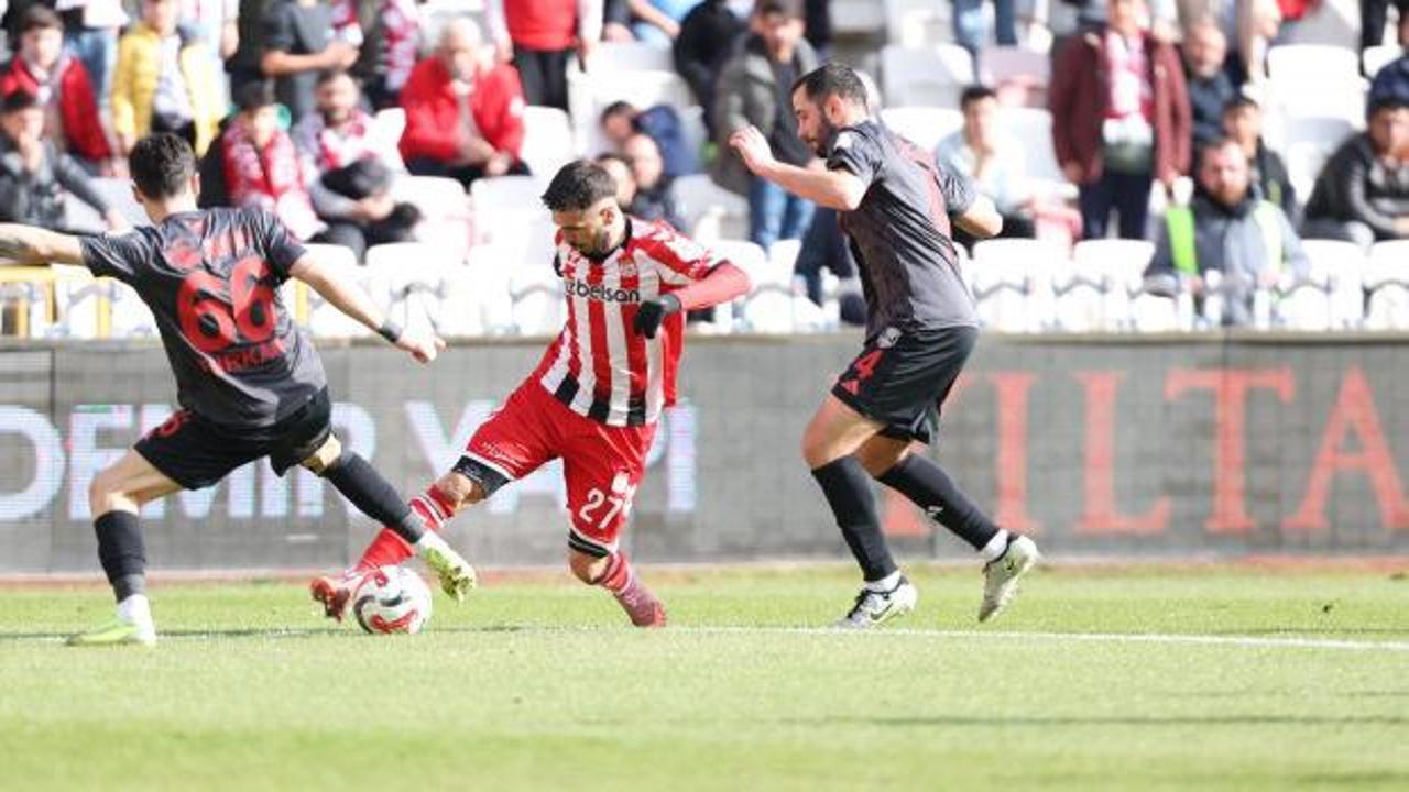 Sivas'ta gol sesi çıkmadı: Taraflar birer puana ra…