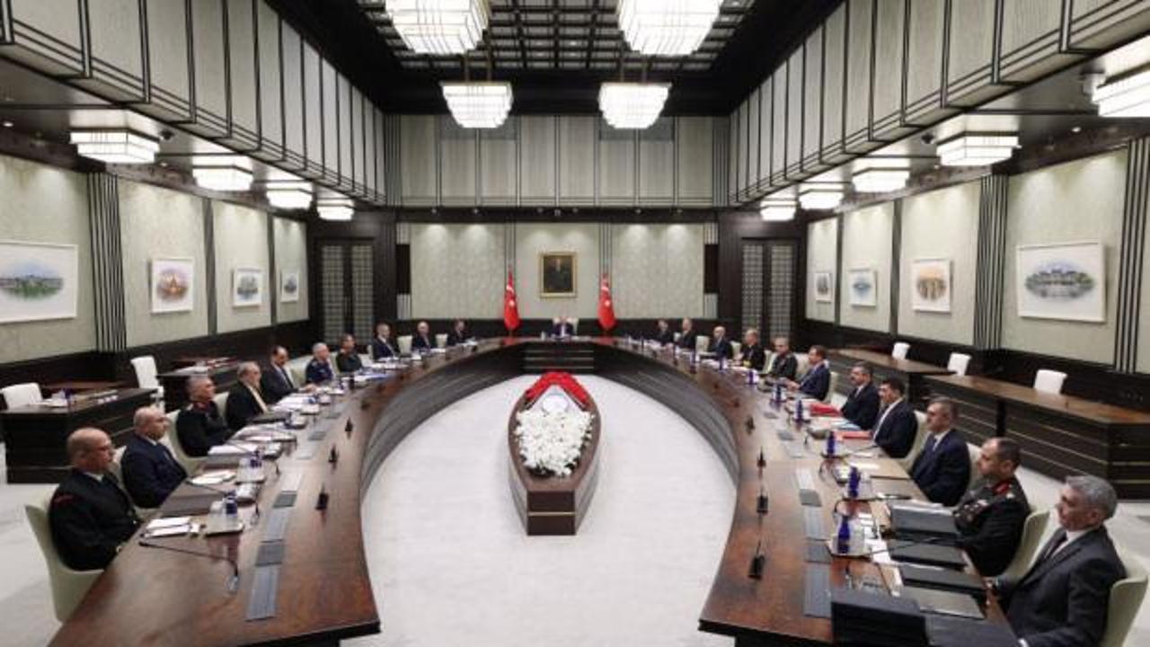 Son Dakika: Milli G&uuml;venlik Kurulu toplandı