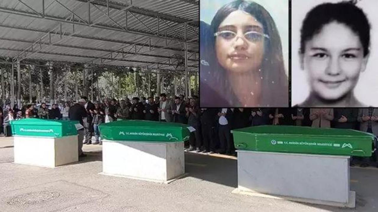 Alışverişten dönerken cipin çarptığı 3 kız, yan yana toprağa verildi