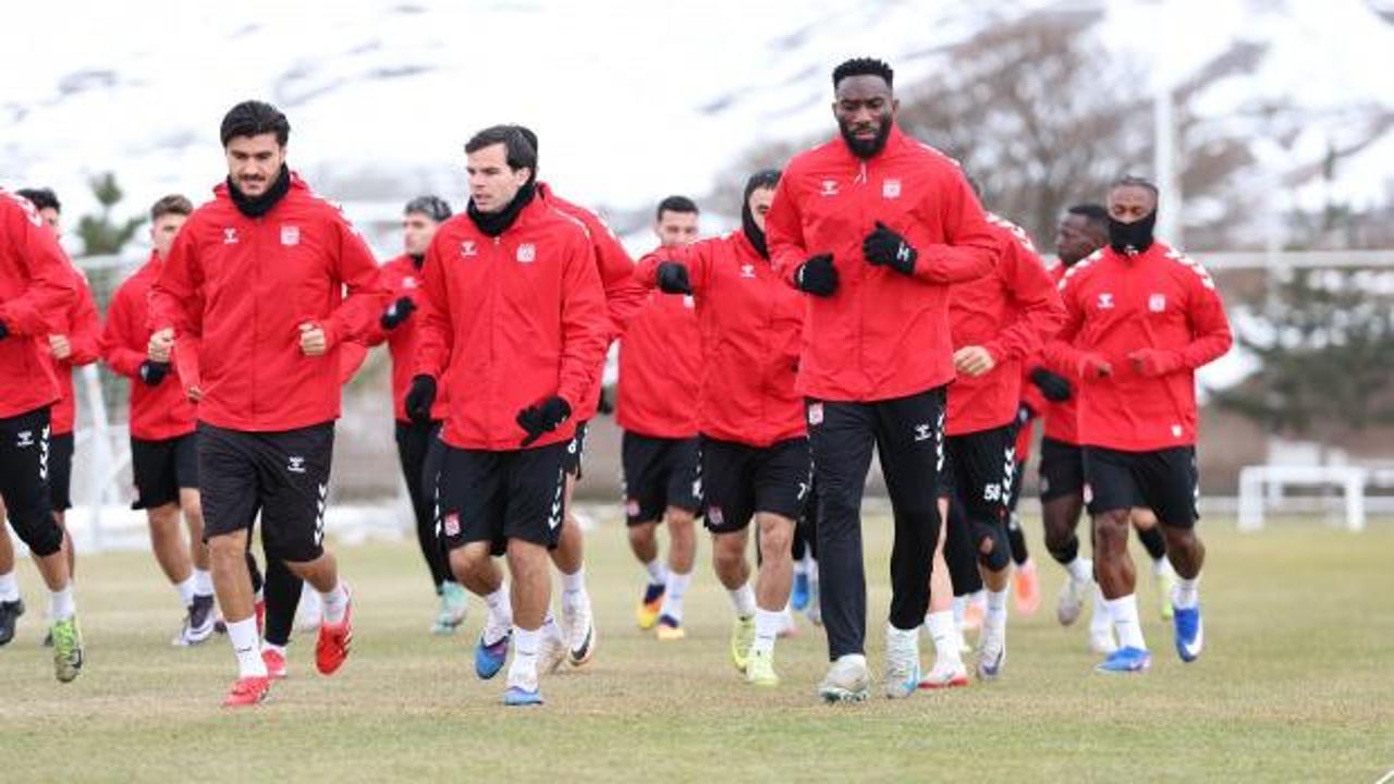 Sivasspor'da, Sarıyer maçı hazırlıkları başladı