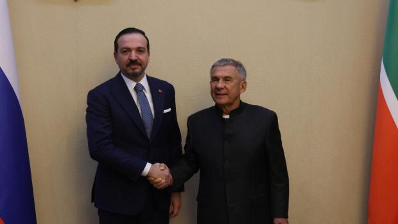 AK Parti Genel Başkan Yardımcısı Zorlu, Tataristan Cumhuriyeti Reisi Minnihanov'la görüştü