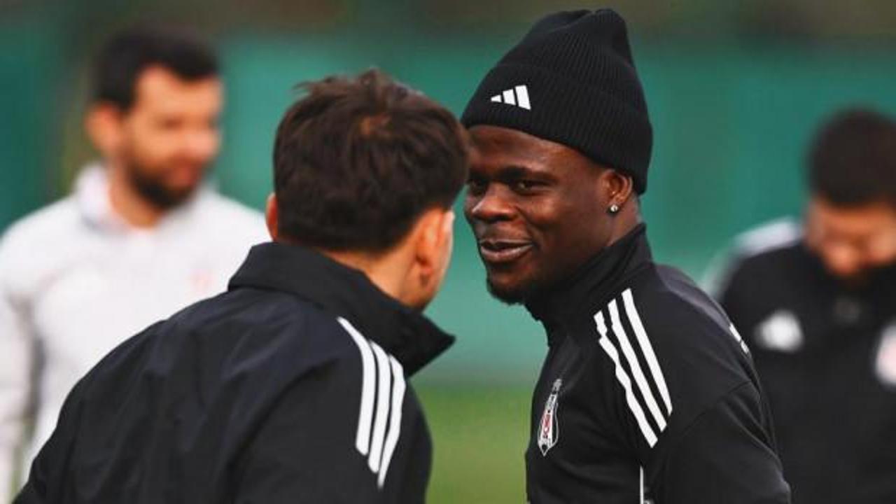 Beşiktaş'ta Junior Olaitan ilk idmanına çıktı