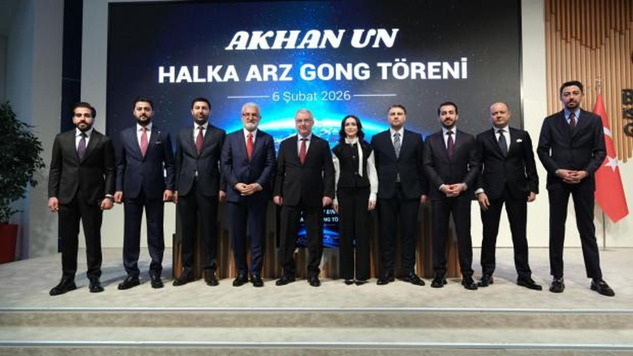 Borsa İstanbul’da gong Akhan Un için çaldı