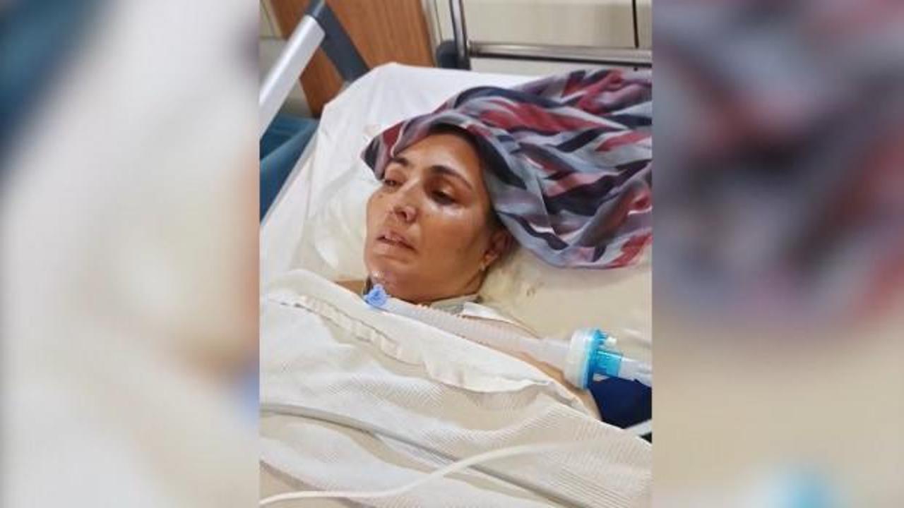 Eşinin dövüp, olayı kaza gibi göstermeye çalıştığı kadın, 54 gündür yoğun bakımda