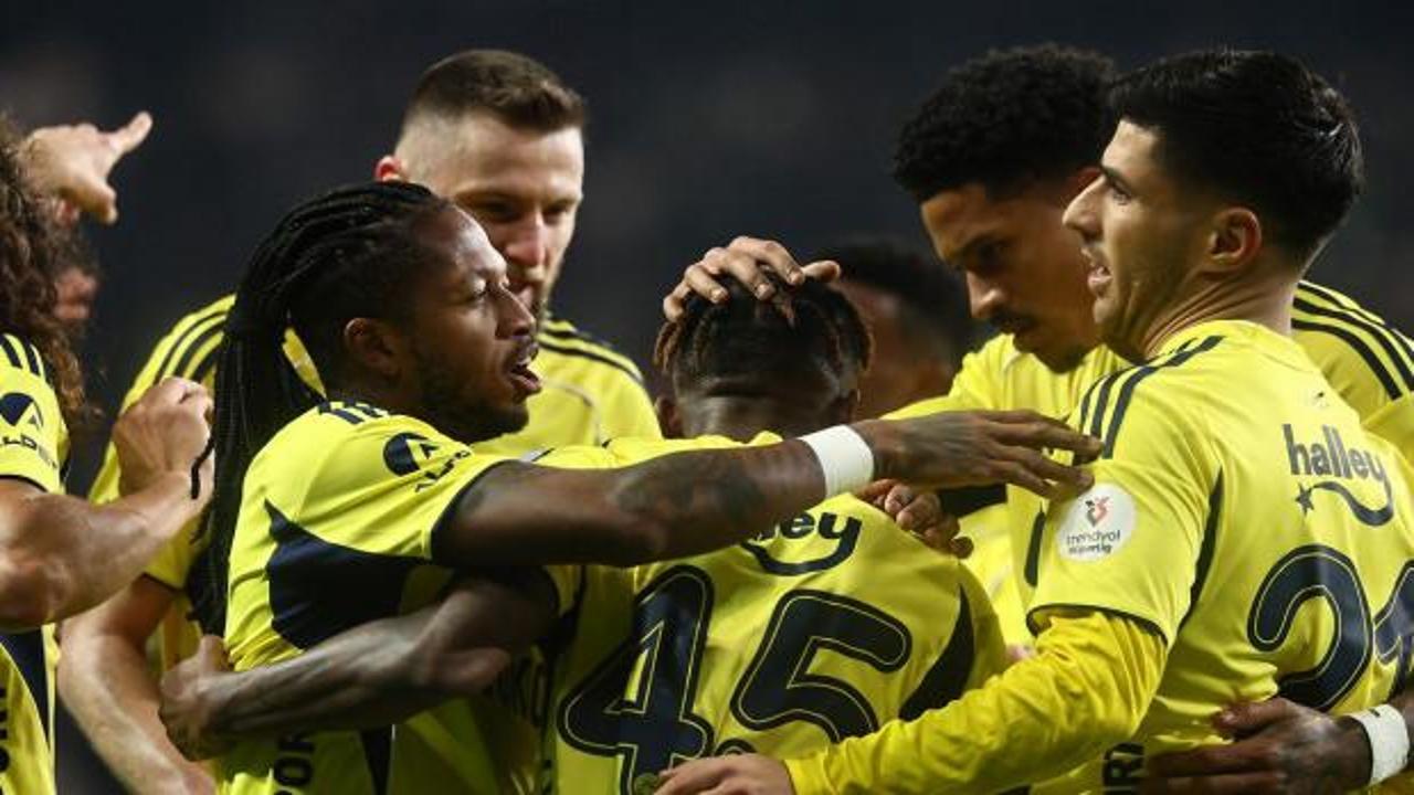 Fenerbahçe - Erzurumspor FK | İlk 11'ler açıklandı