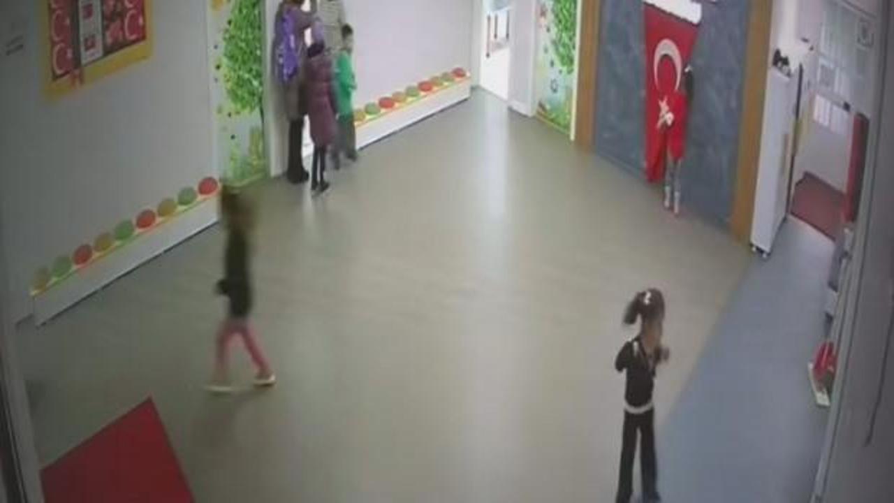 Kayseri'de anaokulu öğrencilerinin bayrak hassasiyeti