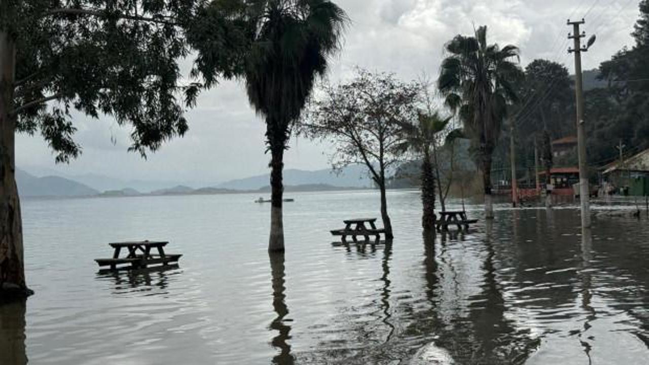 Köyceğiz'de 2 bin yıllık kaplıcalar sular altında kaldı