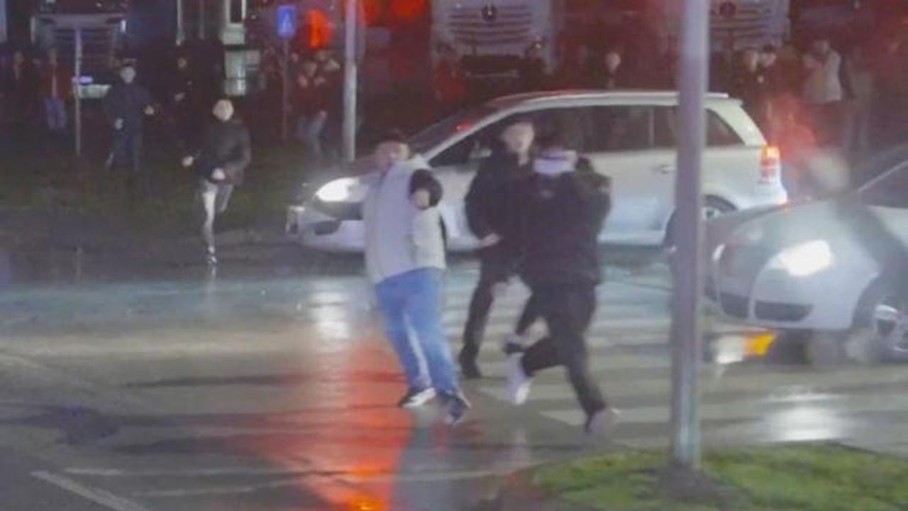 Samsun'da Trabzonspor otobüsünü taşladığı iddia edilen 6 kişi gözaltında