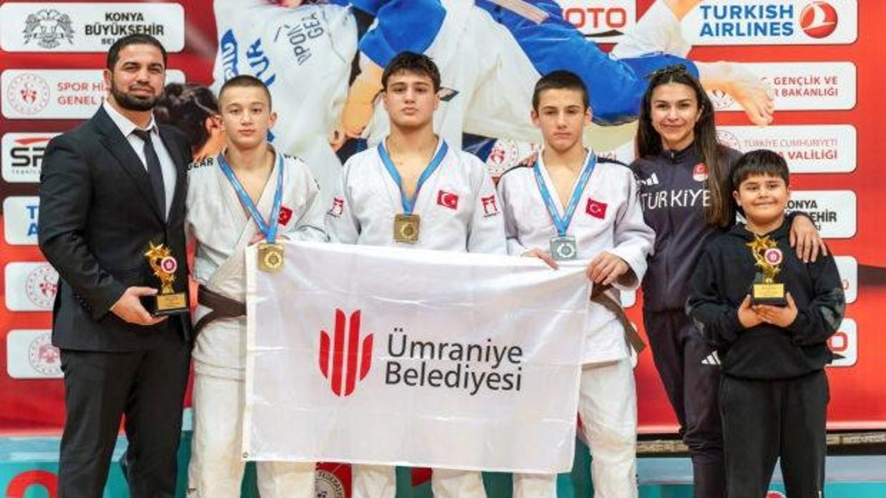 Ümraniye Belediyesi Spor Kulübü'nden Türkiye Şampiyonası'nda çifte altın