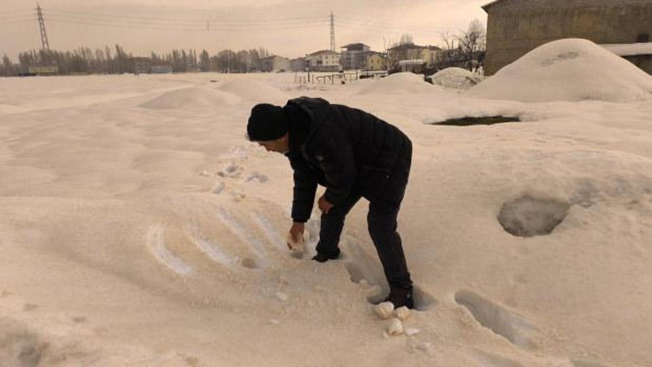 İlgin&ccedil; olayın adresi Muş! Beyaz kar bir gecede kahverengiye d&ouml;n&uuml;şt&uuml;