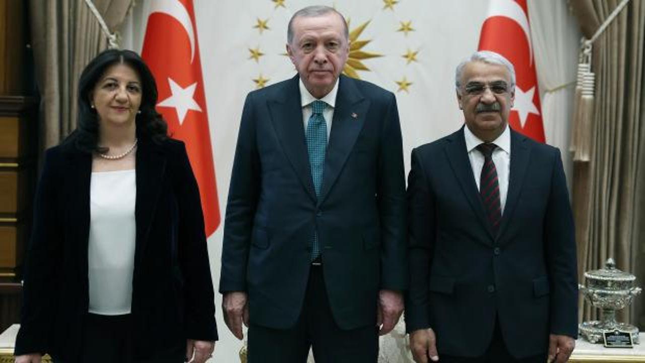 Cumhurbaşkanı Erdoğan, DEM Parti heyetini kabul etti