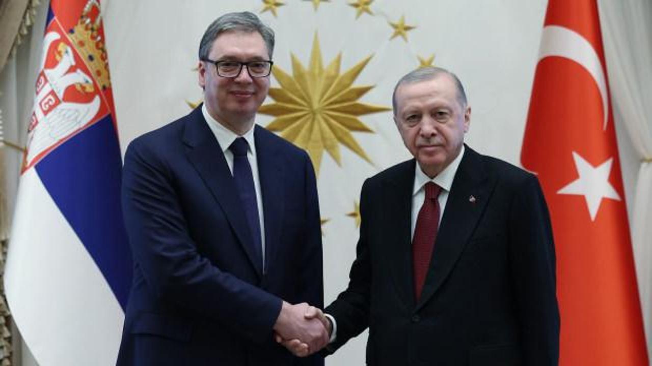 Cumhurbaşkanı Erdoğan, Sırbistan Cumhurbaşkanı Vucic ile görüştü