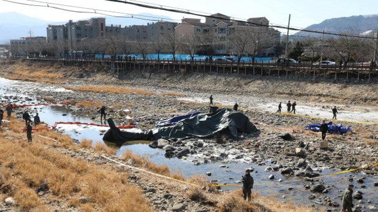 Güney Kore'de askeri helikopter düştü