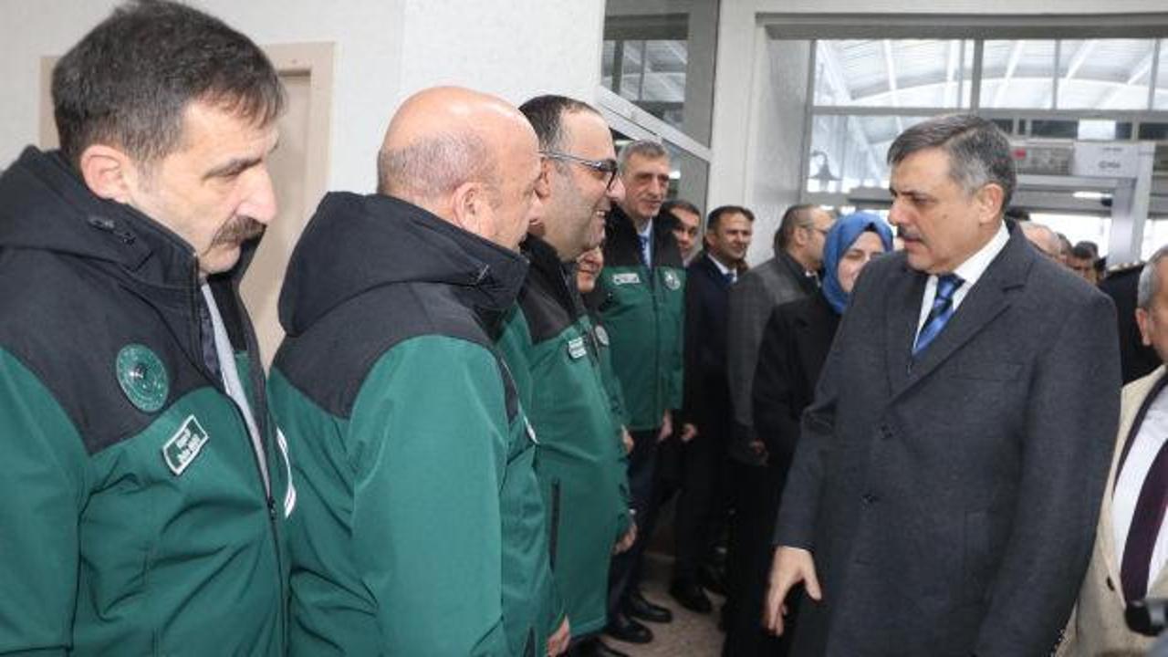 İçişleri Bakanlığına atanan Mustafa Çiftçi, Erzurum'a veda etti