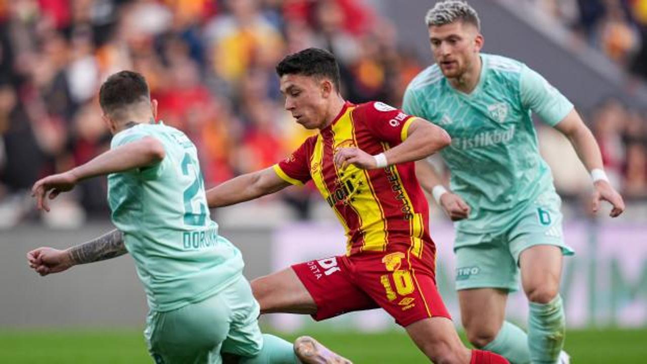 Göztepe ile Kayseri puanları paylaştı