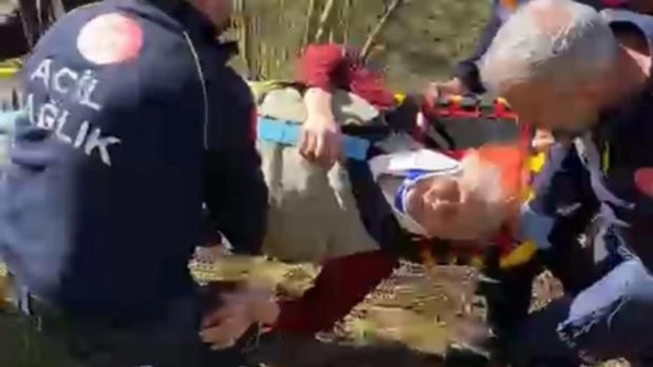 Trabzon'da cenazeye gidenler, yaşlı kadının hayatını kurtardı!