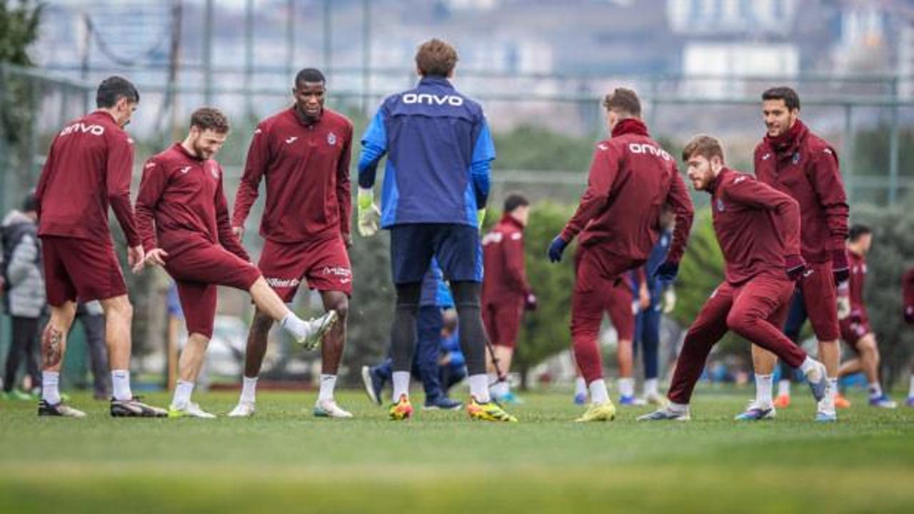 Trabzonspor'da Fenerbahçe derbisinin hazırlıkları sürüyor