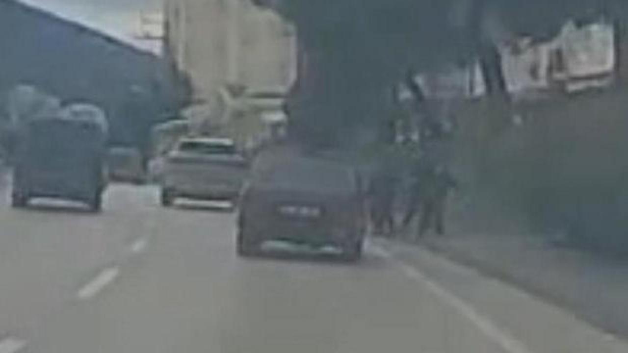 Bursa'da çocukların üzerine araç süren maganda yakalandı