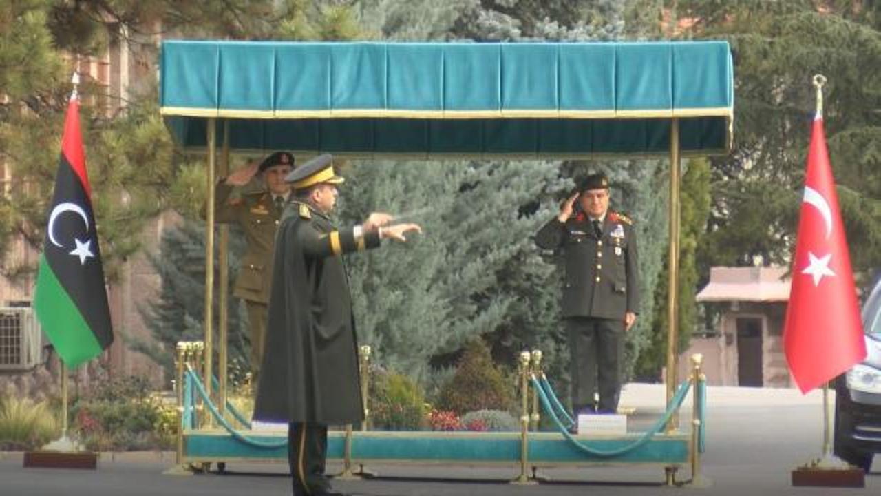 Bakan G&uuml;ler, Libya Genelkurmay Başkan Vekili Korgeneral en-Nemruş'u kabul etti