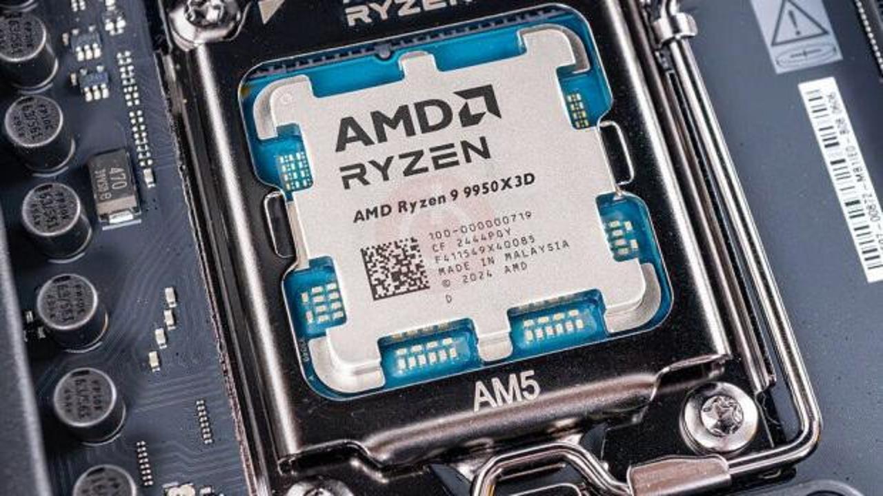 En g&uuml;&ccedil;l&uuml; oyun işlemcisi: Ryzen 9 9950X3D