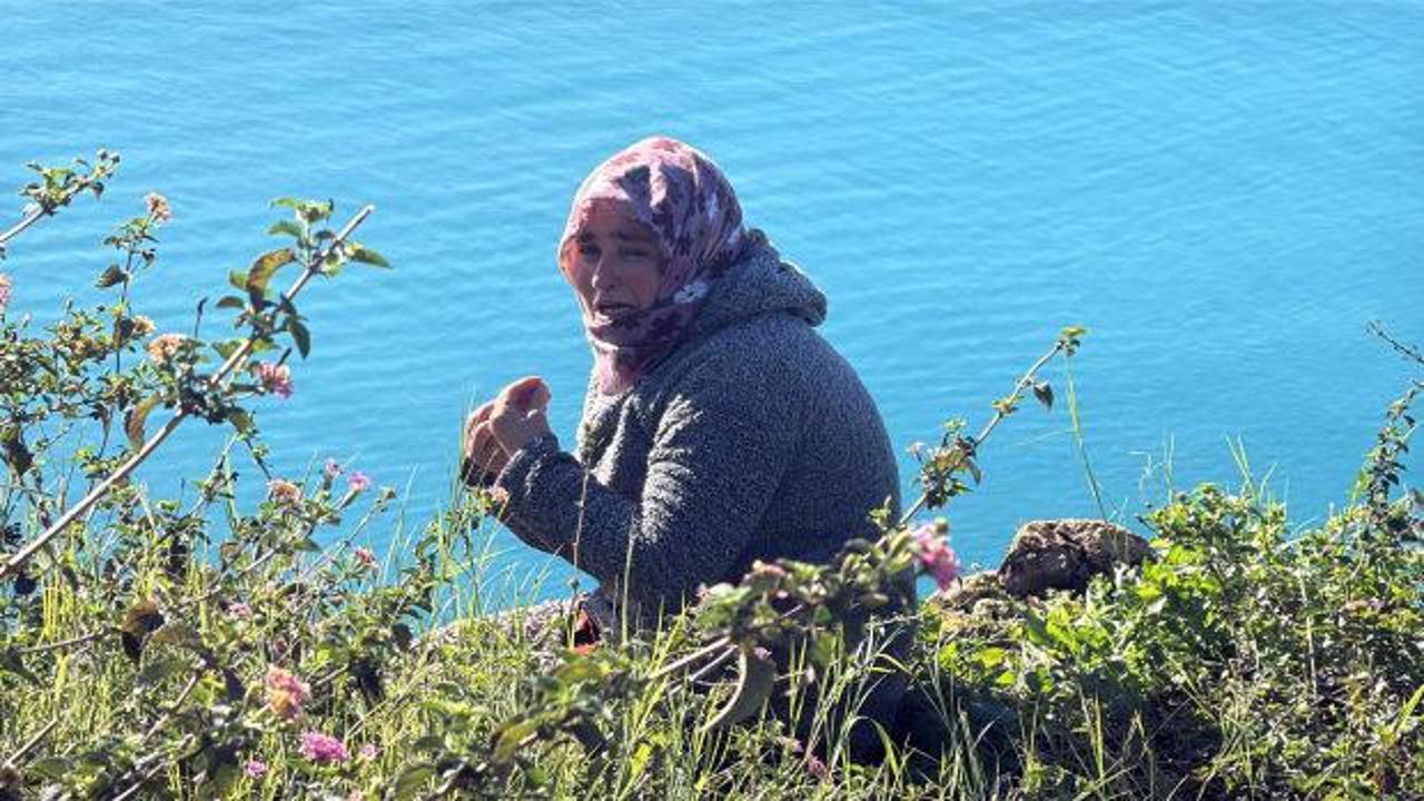Evladı i&ccedil;in falezlere &ccedil;ıkan anneye Aile ve Sosyal Hizmetler Bakanlığı'ndan iyi haber