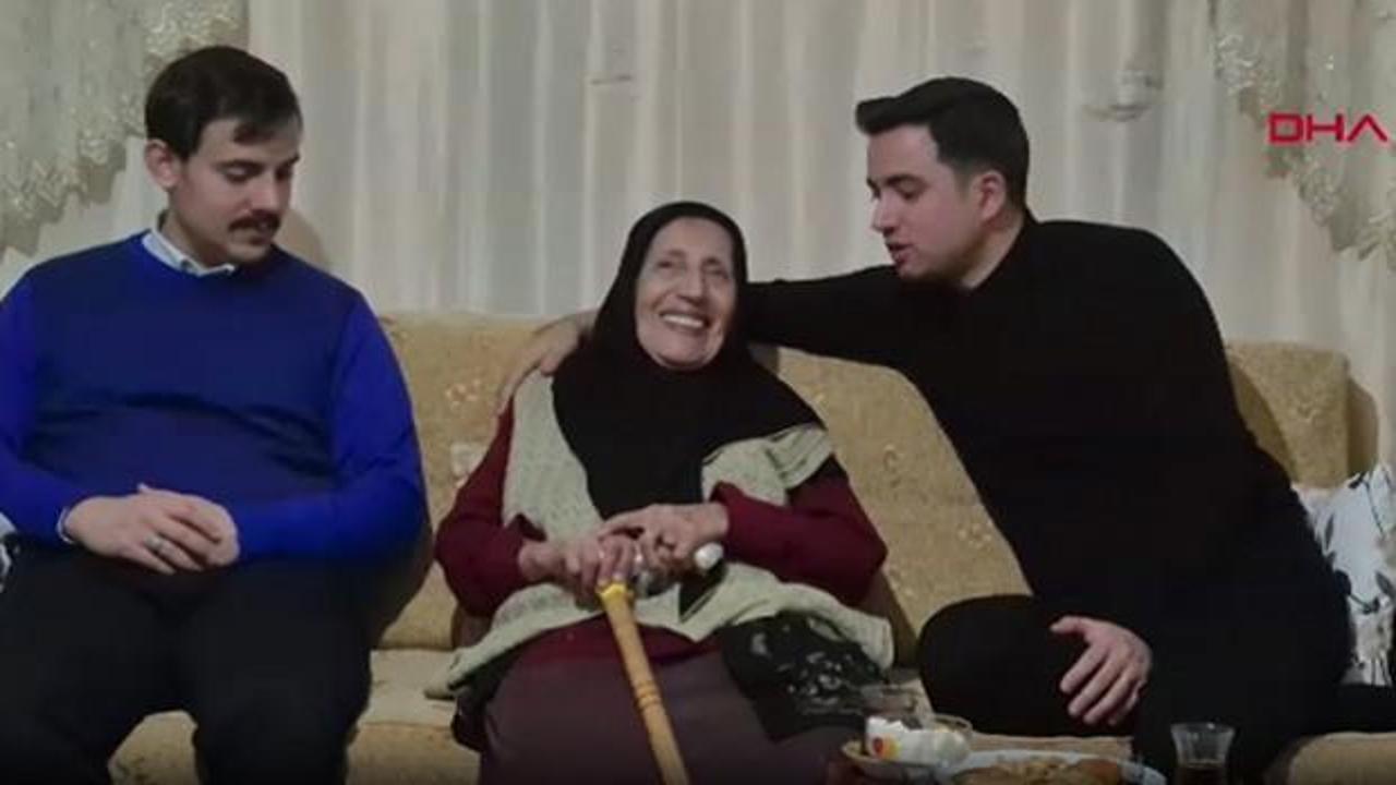 Kaymakam Güzel'den 97 yaşındaki Neriman nineye anlamlı iftar ziyareti