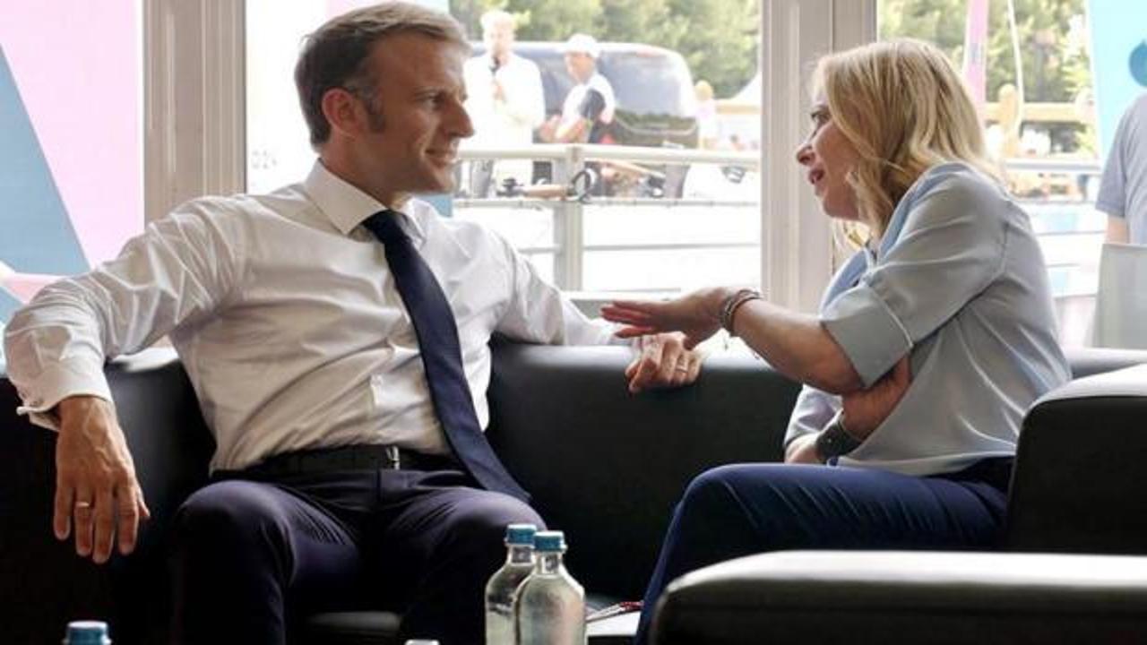 Meloni Macron'u kızdırdı! Yine karşı karşıya geldiler! 'İşine bak' tepkisi