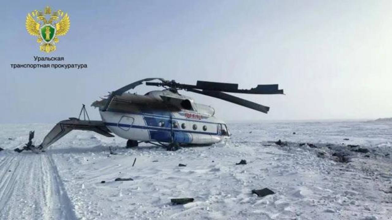Rusya'da bir helikopter sert iniş yaptı: 5 kişi öldü