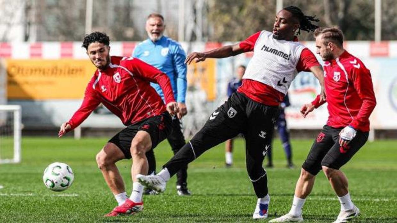 Samsunspor, Shkndija maçına hazır! Hedef galibiyet