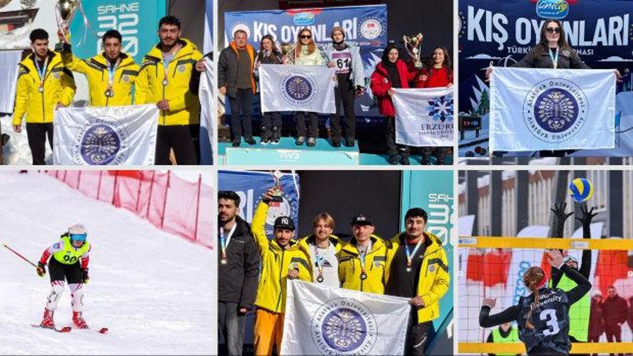 Ünilig Kış Oyunlarında Atatürk Üniversitesi rüzgârı