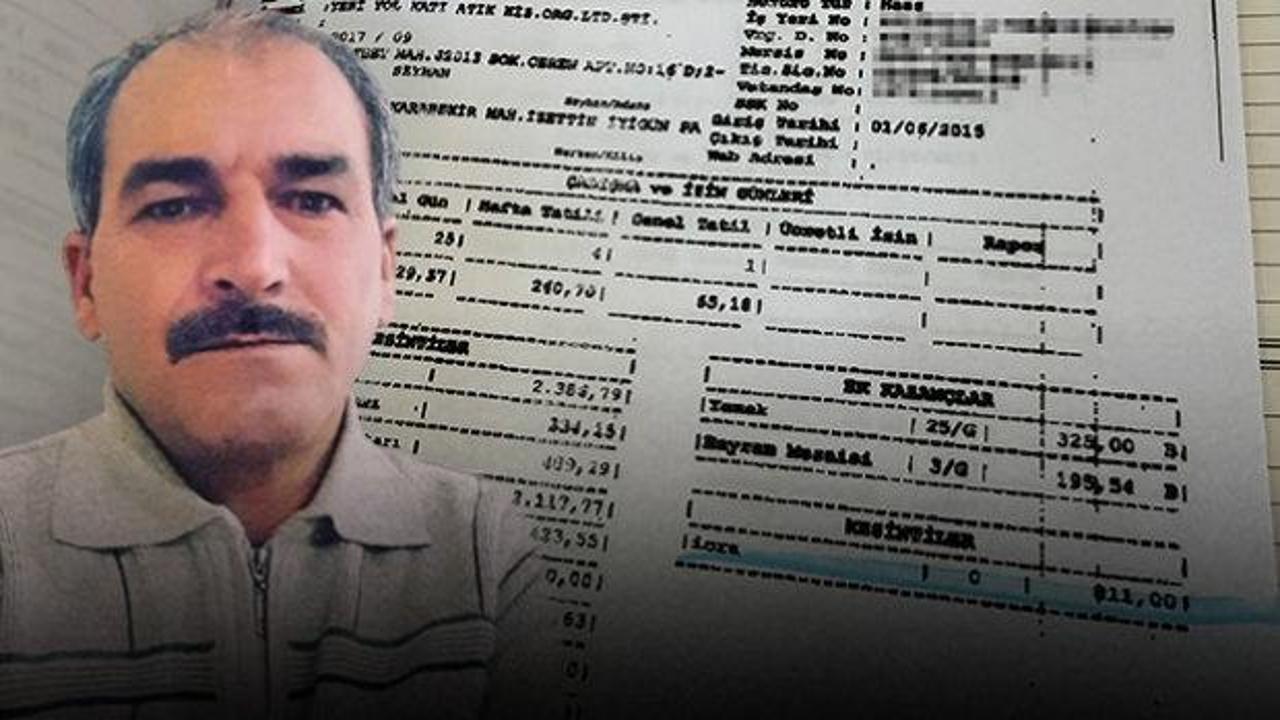 Adana'da 2 yıldır maaşının 4'te 1'i nafakaya kesildiğini sandı! İşte akılalmaz ger&ccedil;ek...