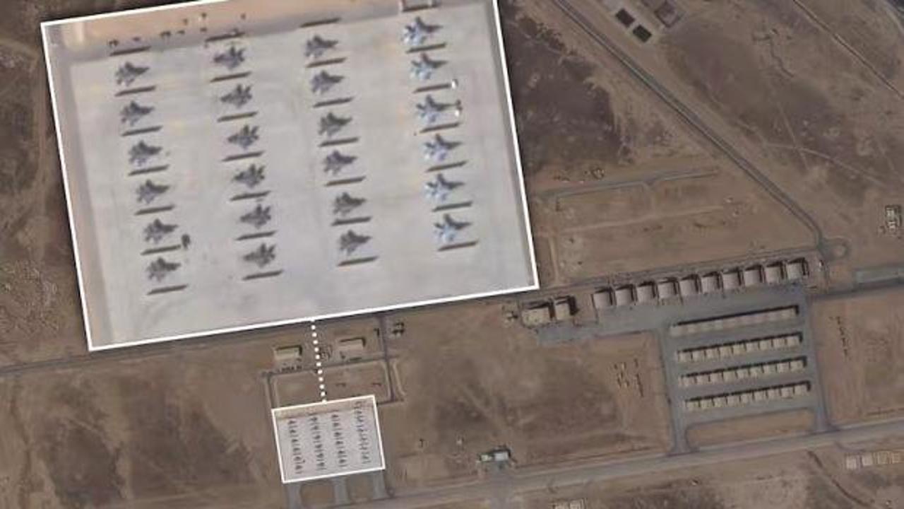 Bölgeye dev yığınak! Çok sayıda savaş uçağı gönderdiler! Uydu görüntüleri ortaya çıktı