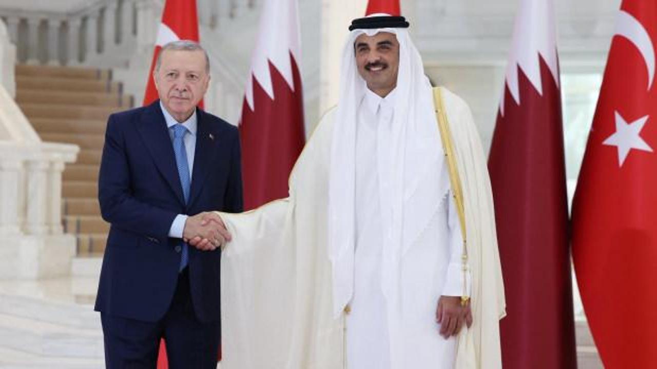 Cumhurbaşkanı Erdoğan, Katar lideri Al Sani ile görüştü!