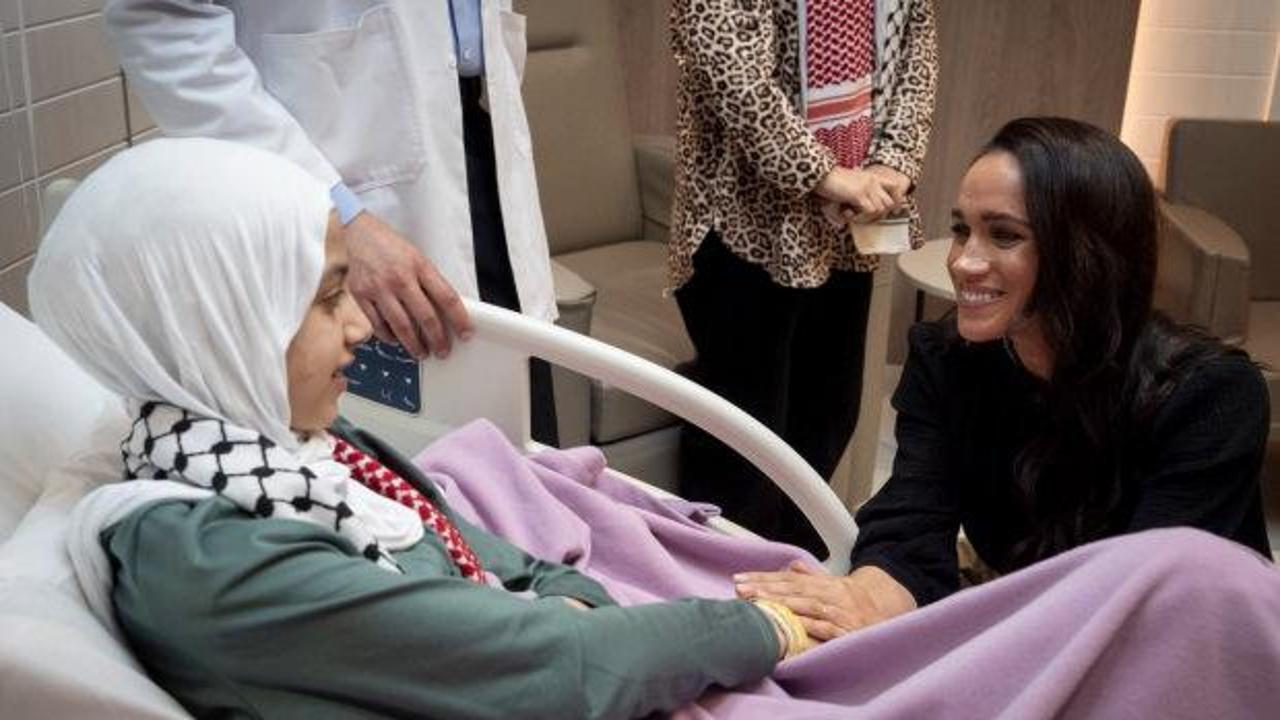 Prens Harry ve Meghan Markle Filistinli yaralıları ziyaret etti