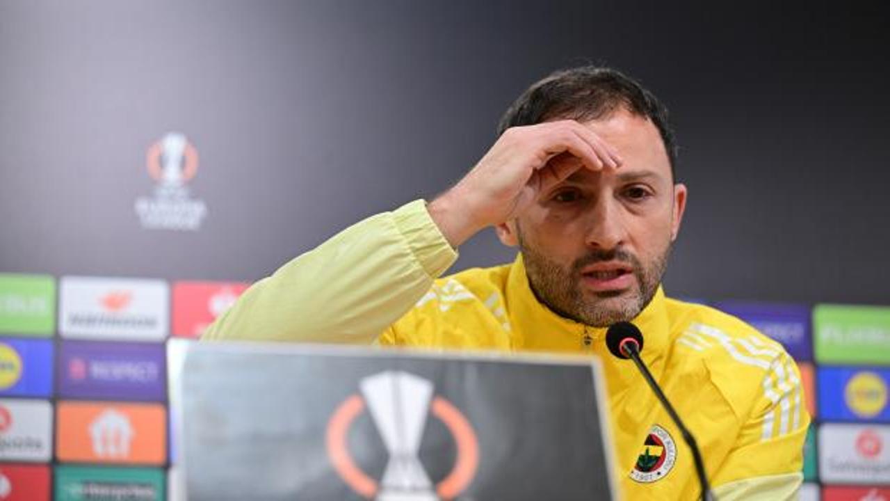 Maç öncesi Fenerbahçe'den Tedesco açıklaması! Anta…