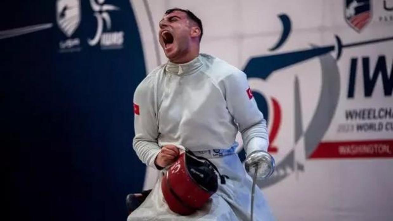 Milli sporcu D&uuml;nya Kupası'nda altın madalya kazandı!