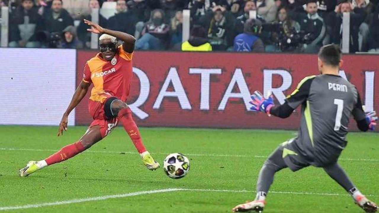 Osimhen, Juventus'un umutlarını tüketti! Attığı golle Galatasaray tarihine geçti