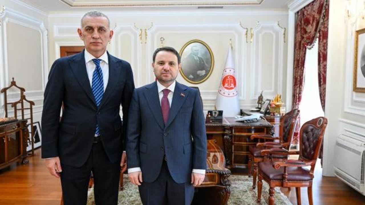 TFF Başkanı Hacıosmanoğlu'ndan Adalet Bakanı Akın Gürlek'e ziyaret