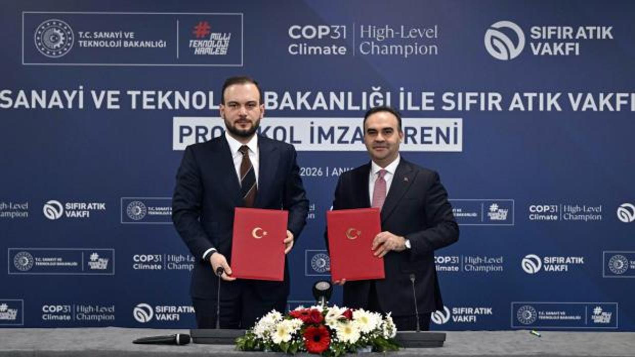 Sanayi ve Teknoloji Bakanlığı ile Sıfır Atık Vakfı arasında işbirliği protokolü imzalandı!