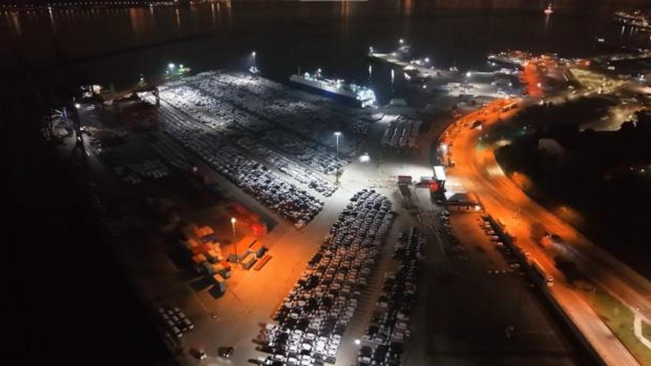 Yüzlerce sıfır araç limana böyle yığıldı: İkinci el piyasasında hesaplar değişecek