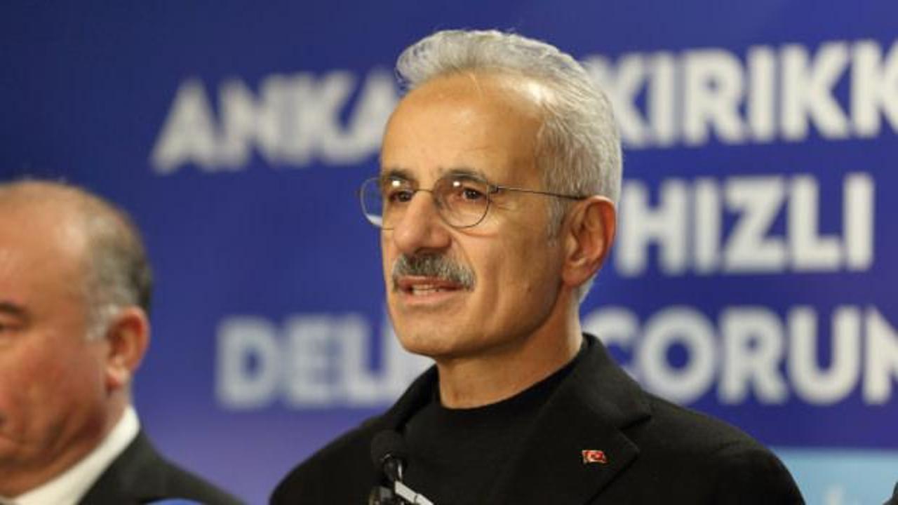 Bakan Uraloğlu: Ankara-Çorum arası hızlı trenle 1 saat 20 dakika olacak