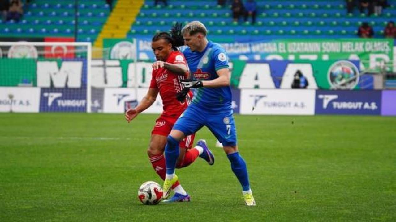 Çaykur Rizespor evinde Antalyaspor'u tek golle devirdi!