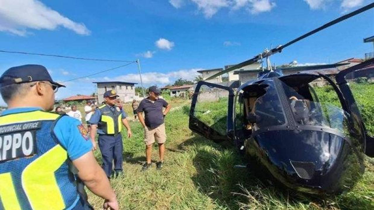 Filipinler'de helikopter kazası