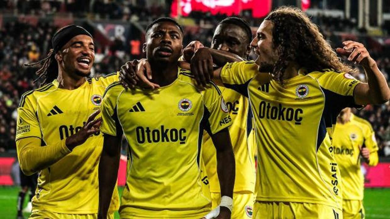 Gol olup yağdılar! Fenerbahçe, Türkiye Kupası'nda çeyrek finale yükseldi