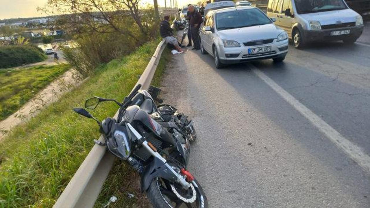 Manavgat'ta zincirleme kaza: Yaralılar var