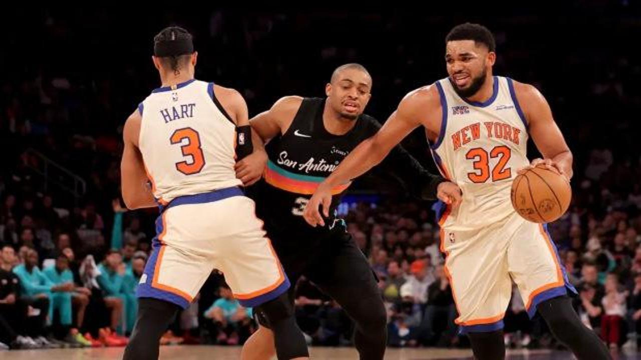 NBA'de Knicks, Spurs'u parkeden sildi! 11 maçlık galibiyet serisi son buldu
