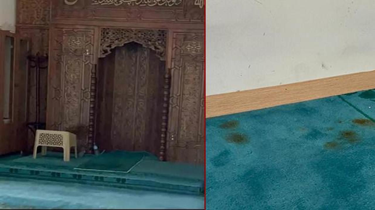 Sabah namazına giden cemaat şoke oldu: Camiye &ccedil;irkin saldırı!