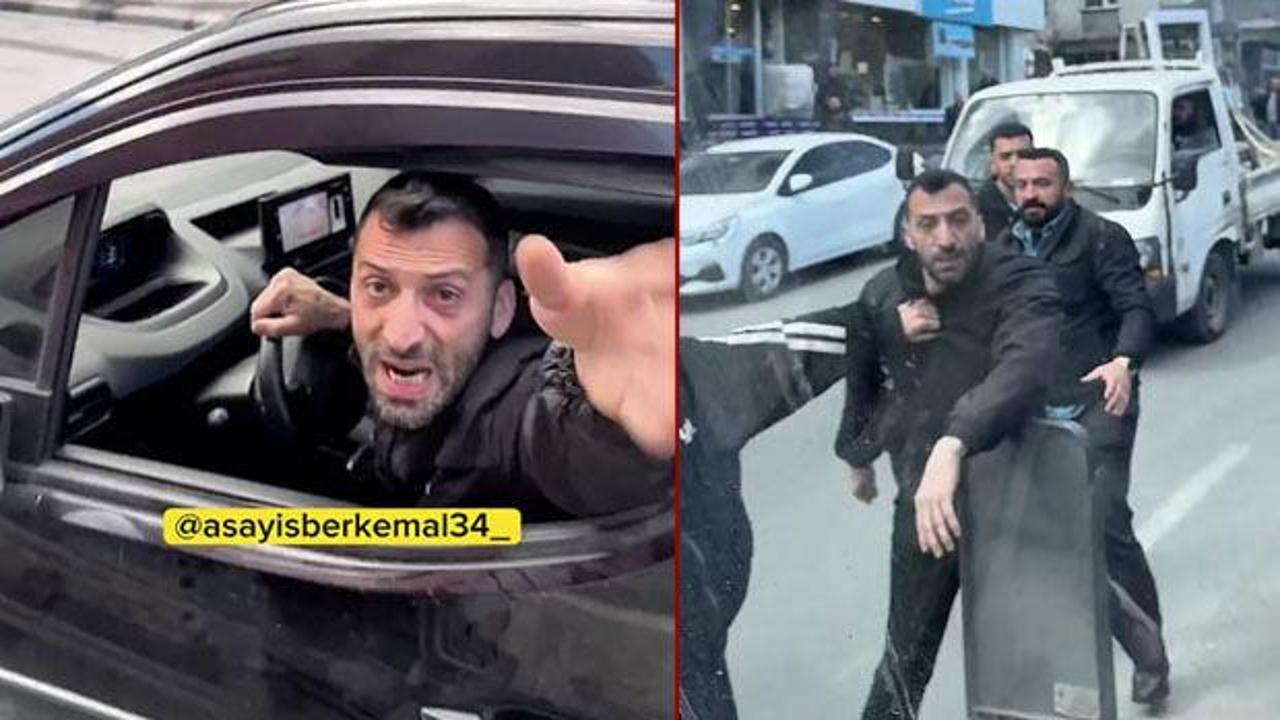 Sultanbeyli’de trafikte küfürlü kavga: Tartıştığı sürücüye böyle saldırdı