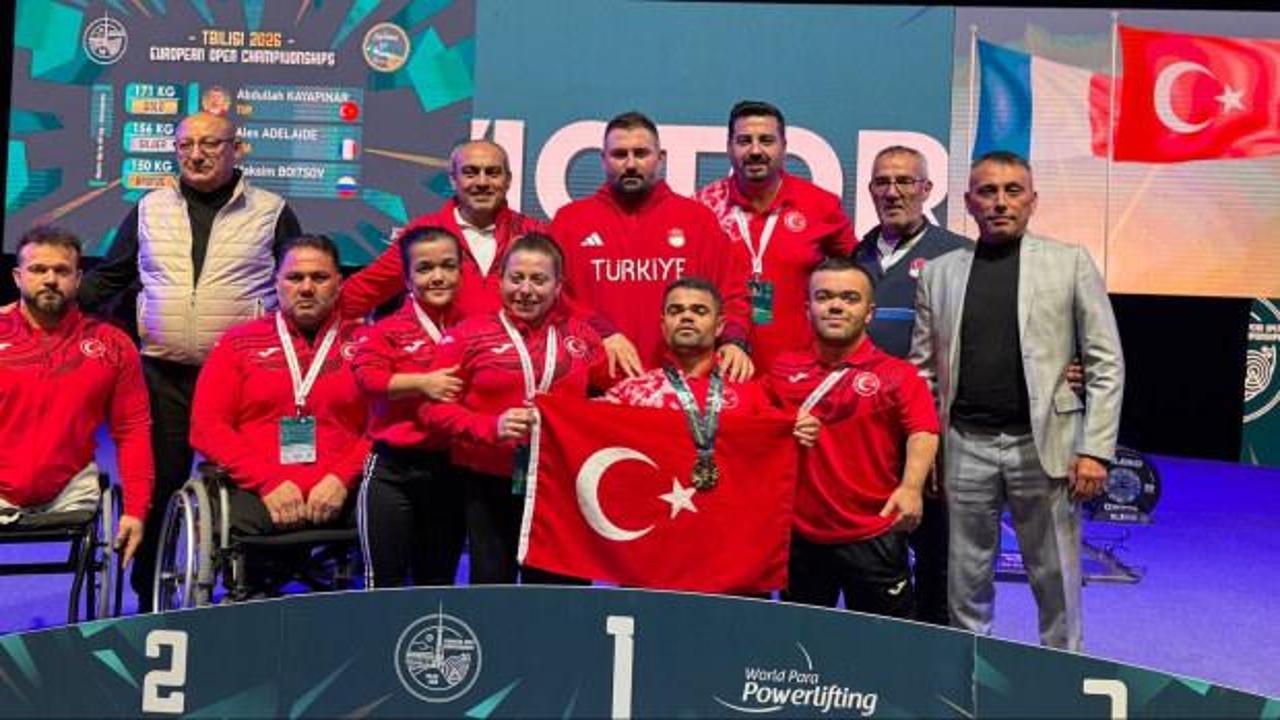 Tiflis'te bayrağımız zirvede! Milli halterci Avrupa şampiyonu